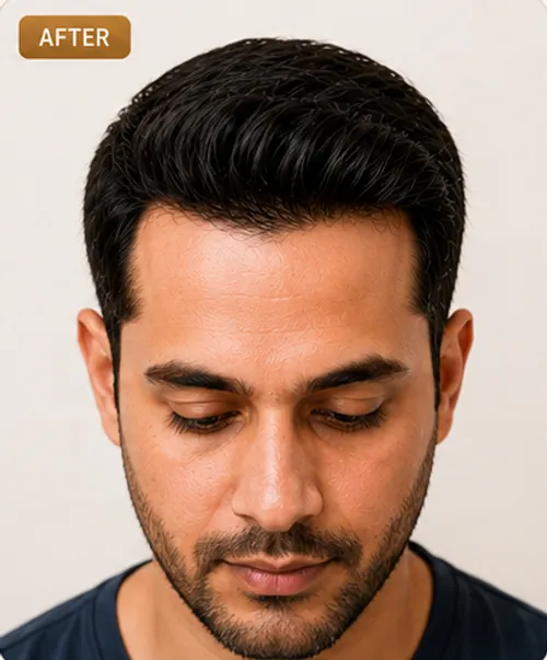 After hair transplant